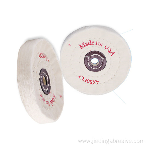 8X50 6x60 white cotton buffing wheel customized size